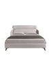 Angel Cerdá Bett 7161 in Hellgrau / Schwarz – (B)207 x (H)250 x (T)102 cm