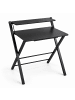 relaxdays Schreibtisch in Schwarz - (B)70 x (H)82 x (T)56 cm