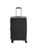 D&N Travel Line 4700+ - 4-Rollen-Trolley M 68 cm erw. (schwarz) in schwarz