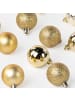 Home&Styling Collection Christbaumkugeln, 14 Stück in Gold, Ø 4 cm