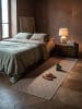 KADIMA DESIGN Teppichläufer Karo flachgewebt pflegeleicht Wohnzimmer Flur Esszimmer in Natur