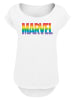F4NT4STIC Long Cut T-Shirt Marvel Pride in weiß
