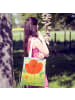 Mr. & Mrs. Panda Shopping Bag Blume Mohnblume Design ohne Spruch in Weiß