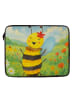 Mr. & Mrs. Panda Notebook Tasche Biene Happy Design ohne Spruch in Weiß