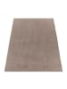 KADIMA DESIGN Teppich Kurzflor waschbar Unifarben Wohnzimmer in Taupe