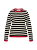 usha BLUE LABEL Damen Strick Pullover in Schwarz Mehrfarbig
