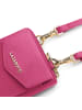 Lazarotti Bologna Leather Zip-Around Geldbörse Handytasche Leder 19 cm in hot pink