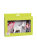 Haba Minipuppe Little Friends – Reiterin Sanya und Pferd Saphira in mehrfarbig