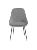 Angel Cerdá Stuhl 4082 in Schwarz/Grau – (B)52 x (H)80 x (T)56 cm