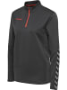 Hummel Hummel Halbreißverschluss Sweatshirt Hmlauthentic Damen in ASPHALT