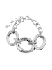 Steel_Art Gliederarmband Damen Eleonora silberfarben poliert in silberfarben poliert