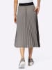 Heine Plissee-Rock in grau