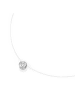 Smart Jewel Collier Schwebender Stein, Zirkonia in Silber