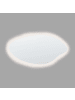 Beliani Badezimmerspiegel SOLOGNY in Silber - (W) 120 x (H) 60 x (L) 3 cm