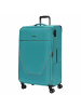 Stratic Strong - 4-Rollen-Trolley L 78 cm erw. in petrol