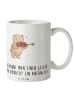 Mr. & Mrs. Panda Kaffeetasse Violine Anfänger mit Spruch in Weiß