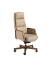 Angel Cerdá Büro-Drehstuhl 4213 in Walnuss / Nerz – (B)68 x (H)70 x (T)120 cm