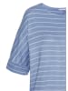 LASCANA Rundhalsshirt in blau gestreift