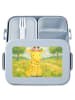 Mr. & Mrs. Panda Snackbox Giraffe Blumenkranz Design ohne Spruch in Blau Pastell