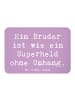 Mr. & Mrs. Panda Magnet Spruch Bruder Superheld mit Spruch in Lavendeltraum