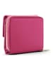 Lazarotti Bologna Leather Zip-Around Geldbörse Leder 12 cm in hot pink