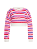 ebeeza Damen Pullover in WOLLWEISS MEHRFARBIG