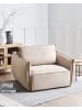 Beliani Sessel KUNES in Beige - (W) 124 x (H) 78 x (L) 94 cm
