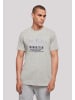 F4NT4STIC T-Shirt East Village Manhatten TEE UNISEX in grau meliert