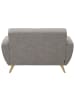 58 aufm Kessel SOFA 2-Sitzer Kazdoia Flachgewebe grau