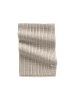 Marc O'Polo Rippstrickschal aus Bio-Baumwolle und recyceltem Polyester in Earthy Taupe