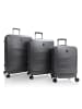 Heys EZ Fashion 4 Rollen Kofferset 3-teilig mit Dehnfalte in charcoal
