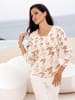 Heine Jacquard-Pullover in sand-ecru-gemustert