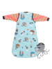 Schlummersack Babyschlafsack, 1.0 TOG in Hellblau-Rot