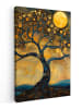 OnlyWow Leinwand Bilder Vollmond