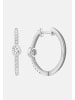 Ethische Diamanten Ohrringe aus 375 Weißgold mit Lab Grown Diamant