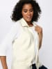 Sieh an! Fleece-Weste in ecru