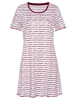 VIVANCE DREAMS Sleepshirt in pink-rot-gestreift