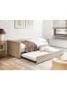 Beliani 3-tlg Tagesbett LIBOURNE in Beige