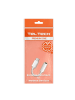 Wisam Teltech Adapter HF Digital Audio-Klinke 3,5 mm - USB-C weiß TAD-01