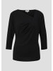 s.Oliver T-Shirt 3/4 Arm in Schwarz