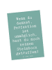 Mr. & Mrs. Panda Grußkarte Spruch Steinbock Perfektion mit Spruch in Meeresbrise