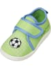 Playshoes Kinder Hausschuh "Hausschuh Fußball" in Grün