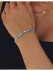 GOOD.designs Perlenarmband in Aquamarin