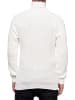 Rusty Neal Grobstrick Slim Fit Rollkragen-Pullover in Weiß