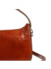 Florence Florence Schultertasche Leder mittellbraun ca. 33cm