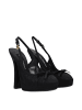 Dolce & Gabbana Schwarz Satin High Absatz Pumps