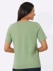 Sieh an! Kurzarmshirt in eucalyptus-ecru