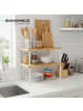 SONGMICS 2er-Set: Küchenregal Bystro in Weiß-Beige - (B)19.5 x (H)15.6 x (T)29.7 cm