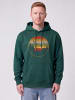 wat? Apparel Sweatshirt Sunset Berge & Tannen in Glazed Green