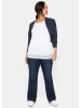sheego Bootcut-Jeans in dark blue denim